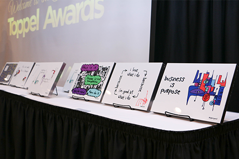 Awards on Table
